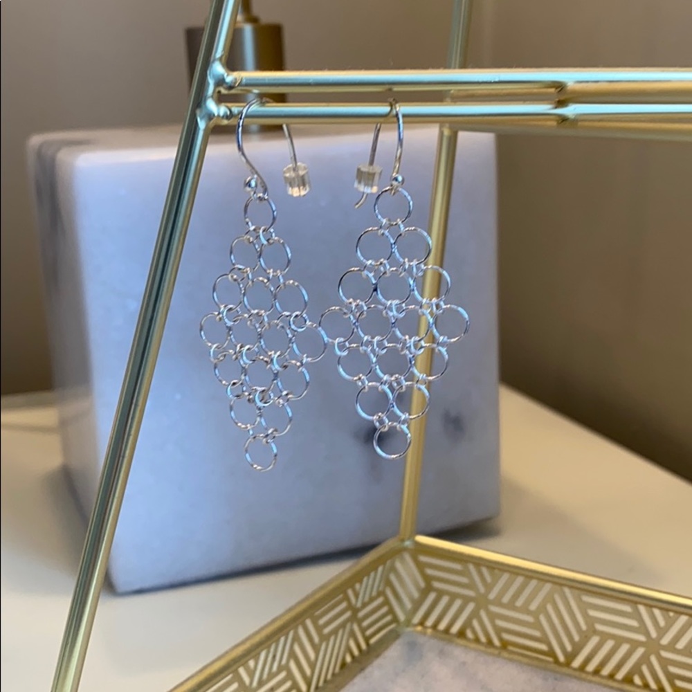 Silver earrings - Picture 1 of 4